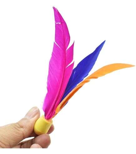 Amazon.co.jp: Funsparks ジャズミントン 交換用 羽 羽根 シャトル