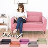 5色展開 フロアソファー ファブリック夏仕様ローソファ （ベージュ）