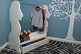 Ace Baby Furniture Lion Mobile Dress-Up Clothes and Shoe Organizer White [並行輸入品]