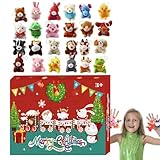クリスマス アドベント カレンダー ぬいぐるみキーホルダーチャーム クリスマスアドベントカレンダーぬいぐるみペンダント 24日カウントダウンカレンダーぬいぐるみ クリスマス用 クリスマスカウントダウンカレンダー24日 子供用クリスマス人形飾りおもちゃ かわいい 動物のぬいぐるみ キーホルダー ファッション (B)