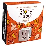 Rory's Story Cubes Classic (ボックス) - 創造的なストーリーテリングサイコロセット マグネットボックス入り!子供&大人向けの楽しいファミリーゲーム 対象年齢6歳以上、1人以上、10分間のプレイ時間 Zygomatic製