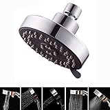 Joyoldelf　ハンドヘルドシャワーヘッド　節水スプレーヘッド　5機能　通用型　置換パーツ　クロームメッキ