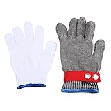 安全カット防刃Resistantステンレススチールメタルメッシュグローブグレード5