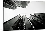 Ray Laskowitzプレミアムシックラップキャンバス壁アート印刷題名香港、中央、新しい現代Buildings 30" x 20" 1404727_24_30x20_none