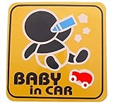 赤ちゃん　妊婦　乗ってます　ステッカー　　baby in car (E)