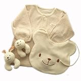 オーガニックコットン　2wayドレスセット:ご出産祝いに　ご準備に！