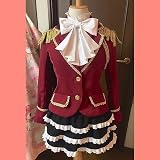 木子コスプレ専門店プリティーリズム・レインボーライブ エーデルローズ女子制服 コスプレ衣装 +靴下 (L, 男)