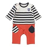 ニシキ P2971 Bon chou chou ボンシュシュ 重ね着風前開きカバーオール 80 W・ホワイト