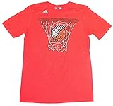 NBA公式ライセンスPortland Trail Blazers Youth BasketロゴTシャツ( XLサイズ18 )