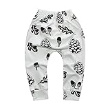 Baby Boys Girls Classicalシンウエストゴムテーパードアンクルパンツ