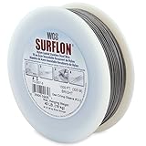Surflon Size 3 - 40-Pound Break 1000-Feet Crimping Picture Wire Nylon Coated Stainless Steel, Bright