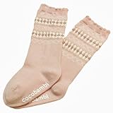 【ｃｏｃｏｂａｍｂｉ】ハイソックス　ピンク　9-15cm