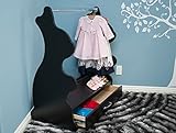 Ace Baby Furniture Rabbit Mobile Dress-Up Clothes and Shoe Organizer Black [並行輸入品]