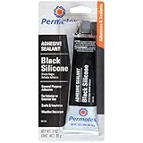 Permatex 81158 Black Silicone Adhesive Sealant, 3 oz. Tube [並行輸入品]