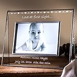 J Devlin Pic 319 – 117 cm ep558 Baby Love At First Sight Personalized 4 x 6ガラス写真フレーム水平風景フォトベビー記念品フレー