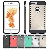 iPhone 8 Plusケース、iPhone 7 Plusケース、hlctスリムフィット柔らかい内部Tpuバンパー&ハードシェルPCバックハイブリッド2層式カバー iPhone 7 Plus