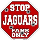 スマートブロンドJaguarsファンのみメタルノベルティOctagon Stop Sign bs-196