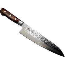 Amazon | 堺孝行 槌目ダマスカス VG10割込み 33層 牛刀210mm 07395