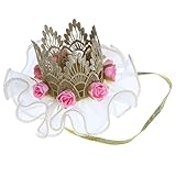 Lovoski 美しい　バラの花　素敵な　ヘッドバンド　写真撮影　ヘアアクセサリー　全２色 - ピンク