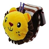 NiyatreeベビーライオンWrist Rattles幼児ソフト人形幼児教育玩具