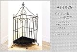 アンブレラスタンド傘たて 傘立て 半円型ロートアイアン アイボリー 豪華装飾 ロートアイアン長方形 男前インテリア