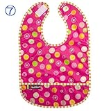 クーシーズ/Kushies ウォータープルーフ タフタ ビブ [Kushiesbib] (7.フクシアサークル)