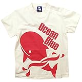 《初夏盛夏対応》 BateauBleue(バトーブルー) 天竺OceanBlue半袖Tシャツ 130cm /Re NO.AH-1651301