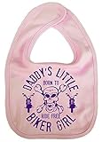IiE, Daddy's Little Biker Girl, Cool Feeding Bib, Pink by Image is Everything