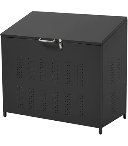 Amazon.co.jp: ゴミ箱 屋外ゴミ収納庫 280L 防錆ガルバリウム鋼板製