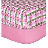 Solid Plaid Flannel 2 Piece Crib Sheet Set by Trend Lab [並行輸入品]