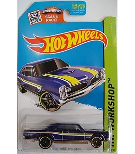Amazon | Hot Wheels '67 Pontiac GTO Muscle Mania 359/365, Yellow