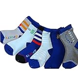 【抗菌防臭加工】のびのびクルーソックス キッズソックス 6足セット 子供靴下(15～19cm)10000197(B007)【RCP】