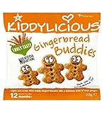 Kiddylicious Gingerbread Buddies 20g (Pack of 2) - Kiddyliciousジンジャーブレッドの仲間の20グラム (Kiddylicious) (x2