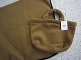 【ＫＡＺＵ　ＳＴＹＬＥ】秋冬物 ハンドメイドフリースウールブランケットBAG付き日本製(ベージュ)