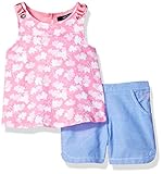 Nautica SHORTS ベビー・ガールズ カラー: ピンク