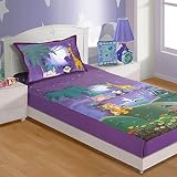 Moonlight Twin Bedding Set for Girls - Includes Sheet and Pillow Case with Purple Digital Print - 10