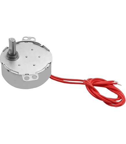 Sentido CCW CHANCS Motor Síncrono TYC-50 24V AC – 1-1.2 RPM, 4W, Eje De 7 Mm, Para Cintas Transportadoras Y Areneros Automáticos