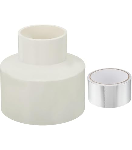 Amazon.co.jp: PATIKIL 200 mm - 100 mm 偏心ダクトレデューサー 亜鉛