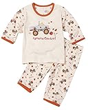 【あるこんたるこん】オーガニックコットン ベビー ルームウェア レーシングカー キッズ ７分袖 ハーフパンツ ジュニア 男の子 パジャマ (130)