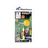 ハヤブサ(Hayabusa) サヨリ仕掛 スーパーボール&3連シモリ(リール竿用) 4-1 HA135