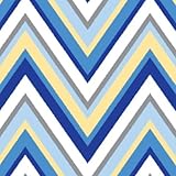 Caden Lane Ikat Collection Changing Pad Cover, Chevron Blue by Caden Lane [並行輸入品]
