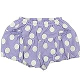 (日本製) Pample Mousse(パンプルムース) スラブ天竺ドットPtバルーンパンツ 80cm /パープル NO.DP-51304