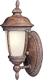 Maxim Lighting 86462SFSE One Light Sienna Snow Flake Glass Wall Lantern [並行輸入品]
