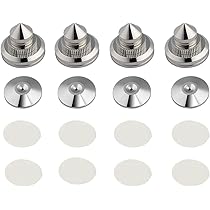 Amazon | Flushbay 4個セット インシュレーター スパイク 金属製