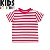 ノースフェイス THE NORTH FACE キッズ 子供服 ショートスリーブボーダーTシャツ S/S Border Tee ボーダー 半袖 Tシャツ ローズレッド NTJ31618 / 130サイズ