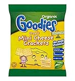 Organix Goodies Organic Mini Cheese Crackers 20g (Pack of 2) - Organixは、有機ミニチーズクラッカーの20グラムをグッズ (Orga