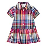 ポロ ラルフ ローレン 半袖 ワンピース&ブルマ 女の子 dresses woven ベビー 出産祝い ギフト （サイズ：6m、カラー：Pink/Blue multi） Polo Ralph Laur