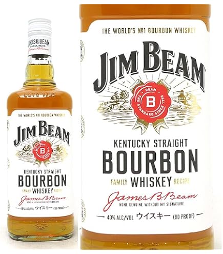 Amazon.co.jp: ジムビーム ホワイト 700ml 40度 [正規品] 箱なし