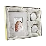Noahs Ark Design Aluminium First Tooth, Curl & Photo Frame Gift Set by Juliana