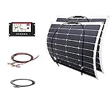 XINPUGUANG 2*50W 18V 太陽光発電 太陽光発電パネル 単結晶 高品質ソーラーパネル 太陽光パネル ソーラーパネル 50W [並行輸入品]